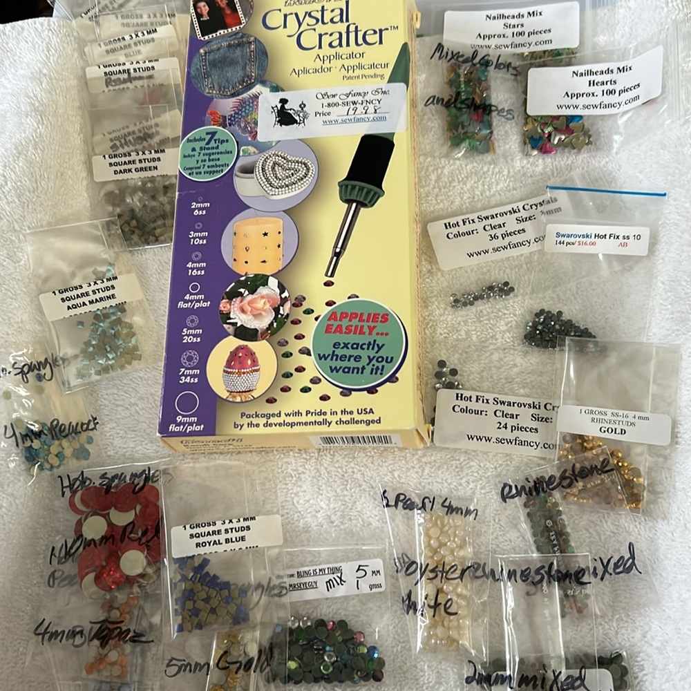 Rhinestone / Crystal Embellishment Bundle